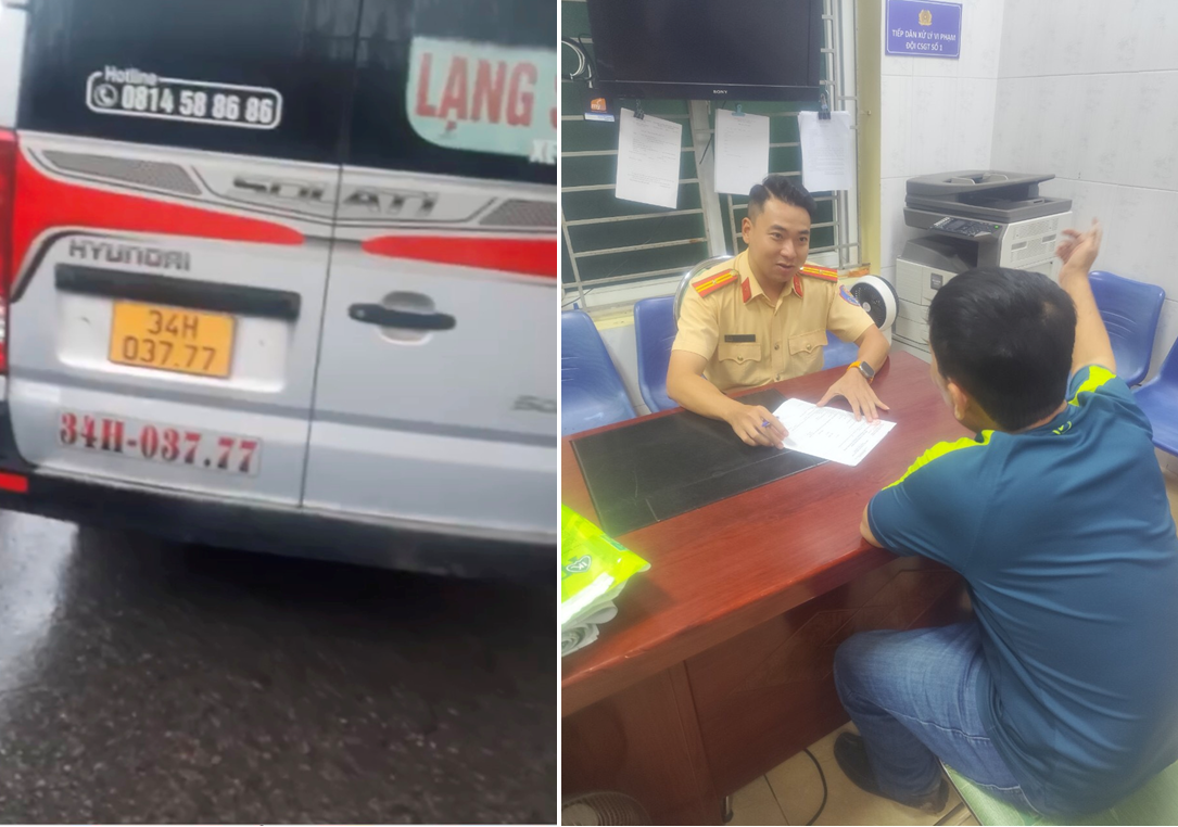 Xử phạt lái xe ô tô khách đi vào phần đường dành cho xe dành cho xe 2 bánh